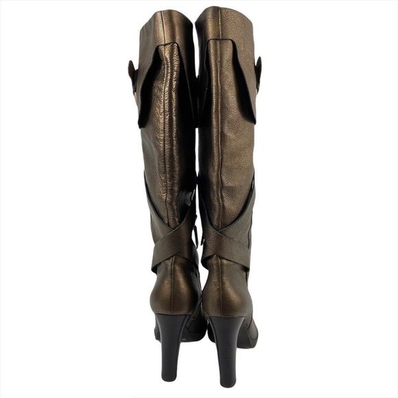 Via Spiga ‘Hanna' bronze tall leather boots 7 - Picture 10 of 15